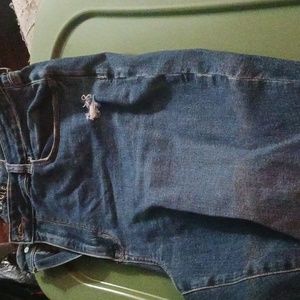 American Eagle mid rise skinny kick crop jeans